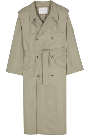 FORTE FORTE Belted double-breasted coat