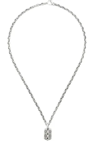 STEPHEN WEBSTER Medium Thorn Razer Tag necklace