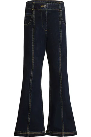 Etro Topstitched bootcut jeans