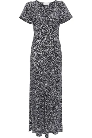 MATTEAU Dandelion-print silk maxi dress