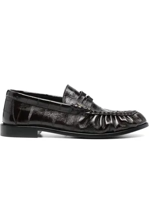 Saint Laurent Cassandre leather loafers