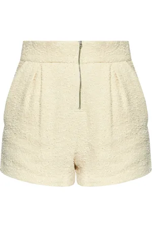 IRO Bouclé zip-up shorts