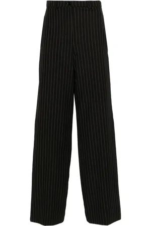 Patrizia Pepe Pinstriped pleated straight trousers