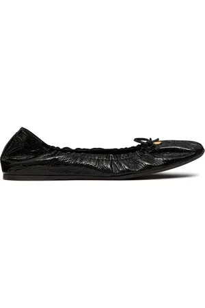 VALENTINO GARAVANI VLogo ruched ballerina shoes
