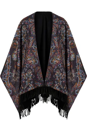 Etro Paisley-print silk cape