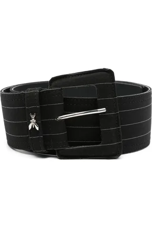 Patrizia Pepe Pinstriped twill belt