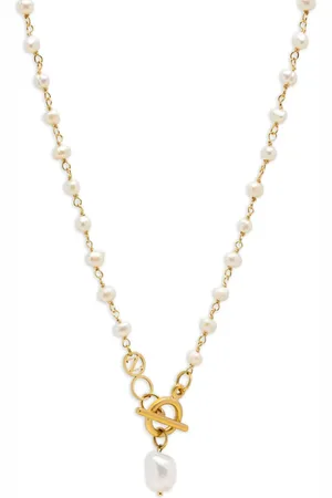 Nialaya Pearl-pendant necklace
