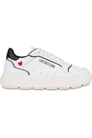 Moschino Logo-print panelled sneakers