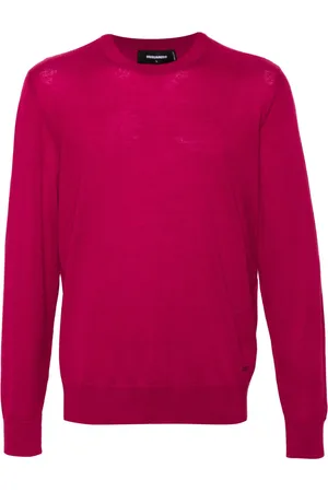 Dsquared2 Logo-plaque fine-knit jumper