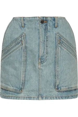 AMIRI Cargo denim skirt