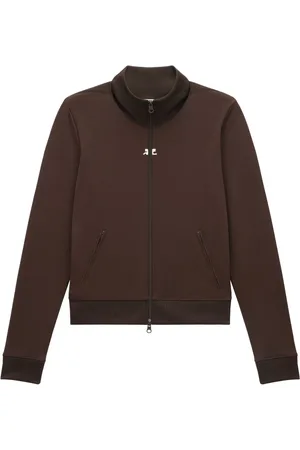 Courrèges Embroidered-logo tracksuit jacket