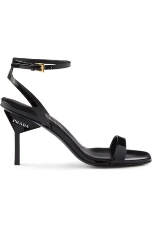 Prada 85mm patent-leather sandals