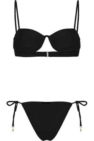 Noire Swimwear Monowire satin bikini set