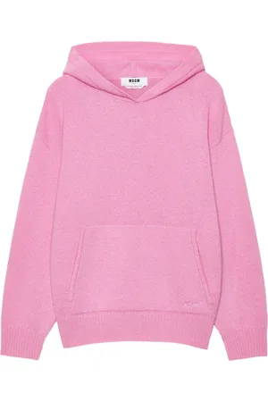 Msgm Logo-embroidered hoodie