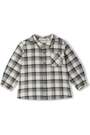 BONPOINT Gillo plaid shirt