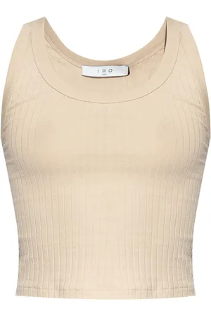 IRO Ribbed racerback tank top