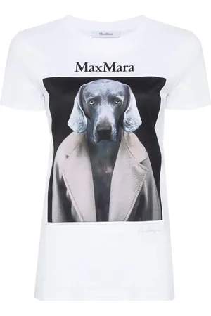 Max Mara Cipria dog-print T-shirt