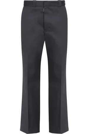Maison Margiela Pleated pressed-crease trousers