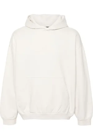 Balenciaga Logo-embroidered cotton hoodie
