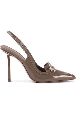 LE SILLA Morgana patent-leather pumps