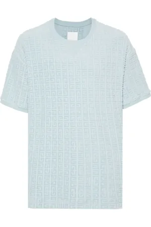 Givenchy Jacquard-pattern towelling-finish T-shirt