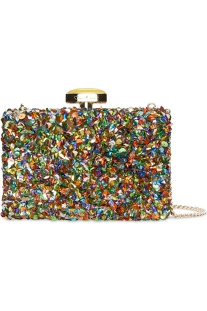 Oscar de la Renta Confetti sequinned clutch bag