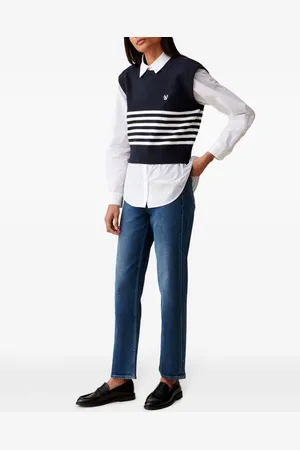 Claudie Pierlot Toto striped wool top
