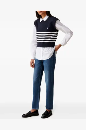 Claudie Pierlot Toto striped wool top