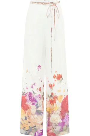LEO LIN Luisa floral trousers