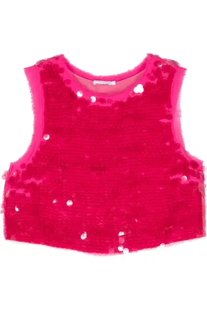 Patrizia Pepe Sequin-embellished crop top