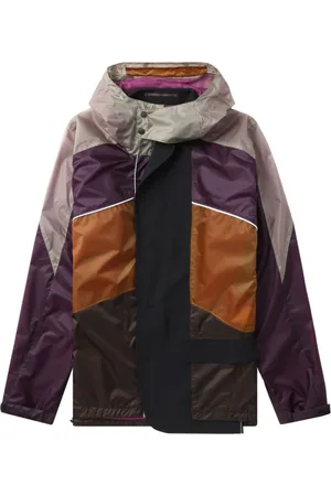 Kolor Paneled hooded jacket
