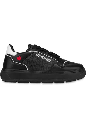 Moschino Logo-print panelled sneakers