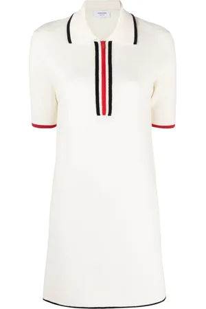 Thom Browne RWB-stripe virgin wool dress