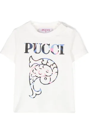 PUCCI Junior Logo-print cotton T-shirt