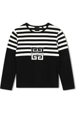 Givenchy 4G-appliqué striped T-shirt