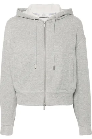 PESERICO SIGN Jersey zip-up hoodie