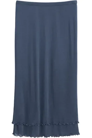 Filippa K Layered Frill Crepe midi skirt