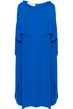 VALENTINO GARAVANI Braided georgette midi dress