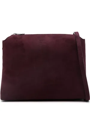 Khaite Lina suede cross body bag