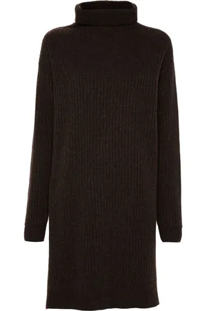 LEMAIRE Chunky-knit wool midi dress