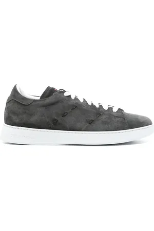 Kiton Low-top suede sneakers