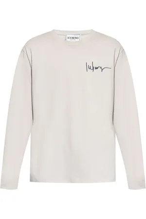 Iceberg Logo embroidery long-sleeved T-shirt