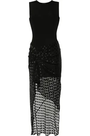 Givenchy Draped sleeveless maxi dress