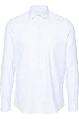 MAZZARELLI Striped cotton shirt