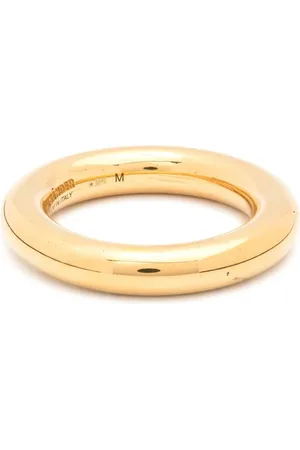 Jil Sander Logo-engraved polished ring