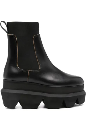 SACAI 80mm Chelsea leather boots