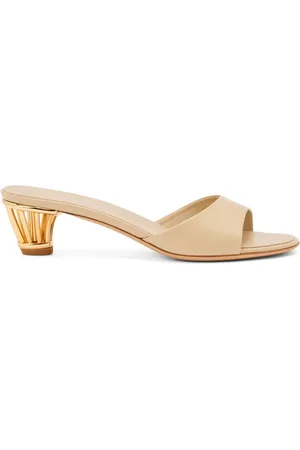 Salvatore Ferragamo 40mm Cage heel mules