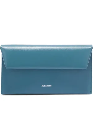 Jil Sander Logo-stamp leather wallet