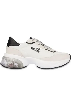Moschino Logo-print panelled sneakers