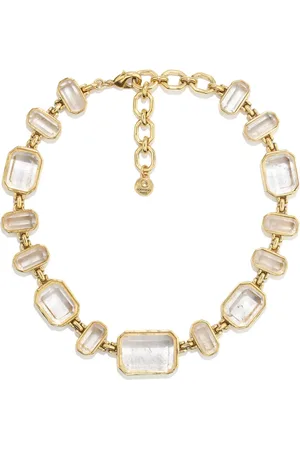 Goossens 24kt plated choker necklace